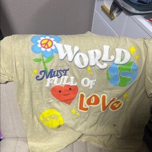 Kids Graphic Tee - Love & World Design
